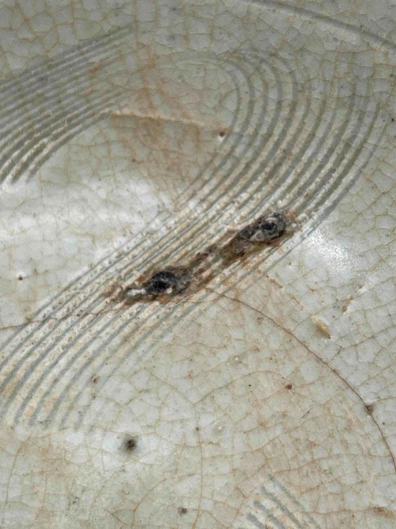 宋時代　青磁茶碗　茶盞 影青　景徳鎮　唐物　古賞物　時代物 茶盞(E-51)