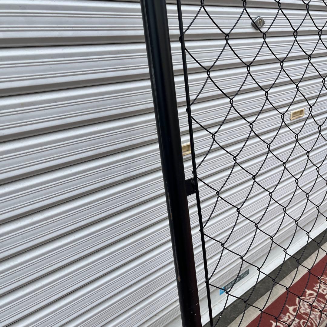 アメリカンフェンス 3枚◾️黒ブラック180cm x 90cm ガレージインテリア