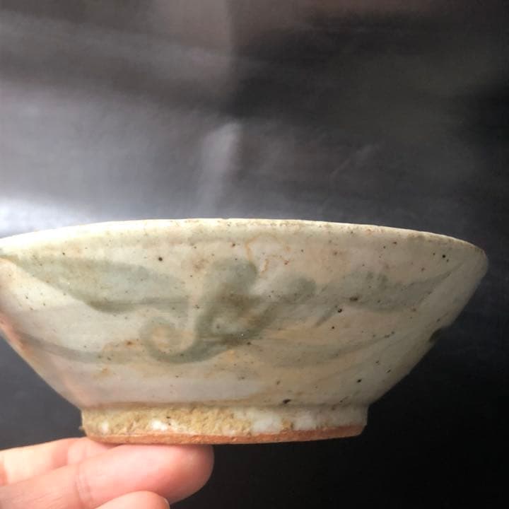 遺品整理◼️蔵からアンティークな年代のステキなお花のお皿が出て来ました。茶器？