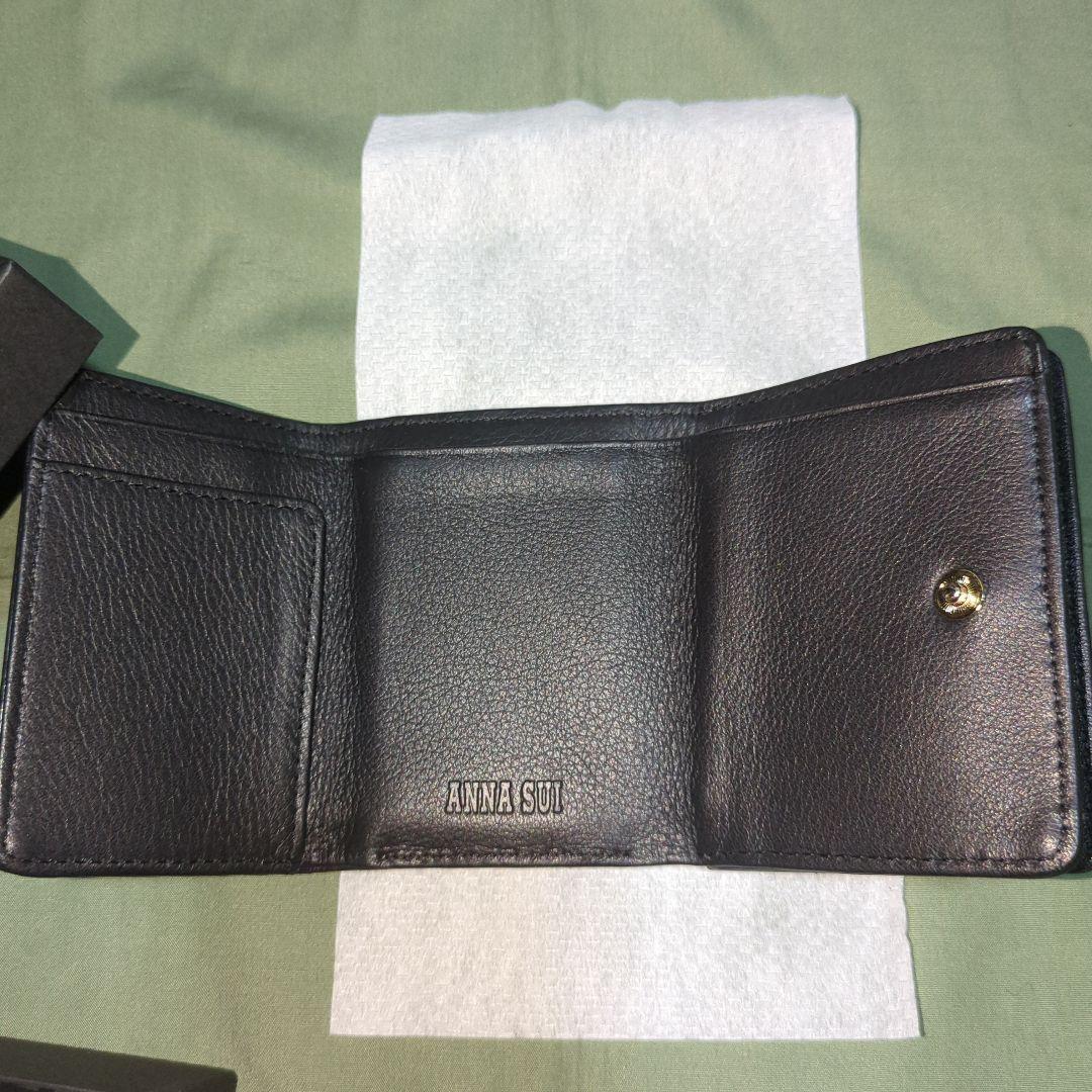 ANNA SUI 猫の顔 三つ折り財布