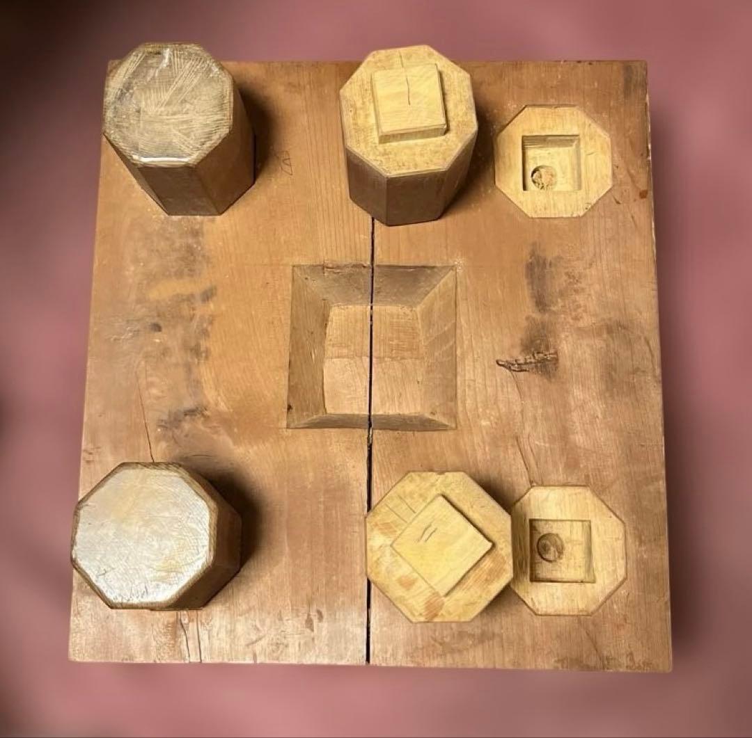 ほんかや　囲碁盤　本榧　足付き　ふた付き