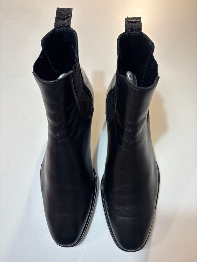 WH ダブルエイチ　サイドゴアブーツ　ブラック　6