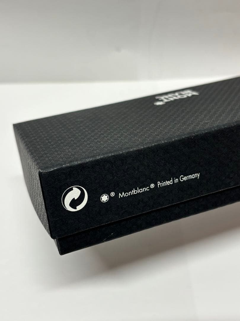 【新品未使用】プレゼントに！元箱付きMONTBLANC ブラウンレザーペンケース