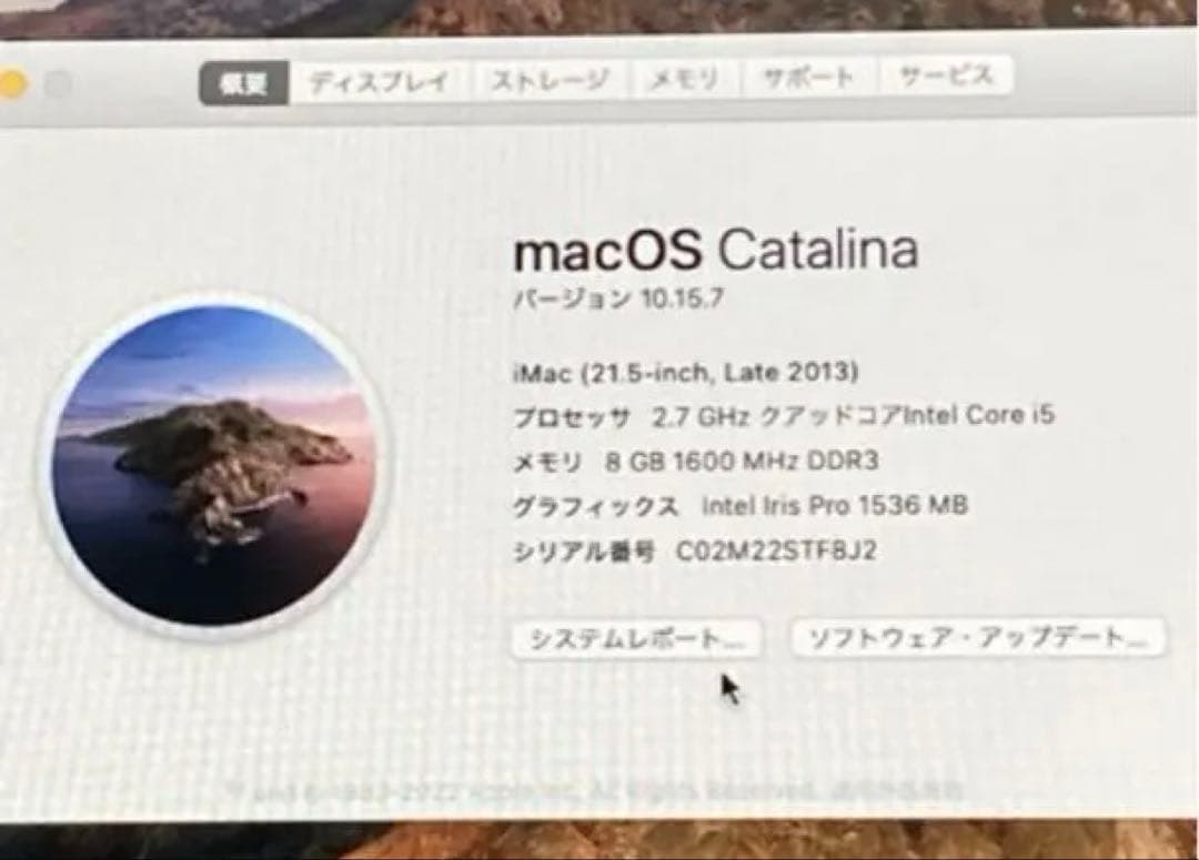 iMac late2013／21.5インチ／1TB／A1418 マウス付き⭐️