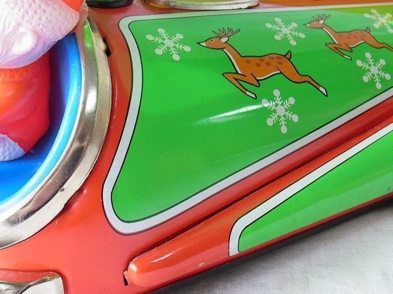 サンタヘリコプター １９６０年代　増田屋 日本製 ブリキ　オモチャ　クリスマス