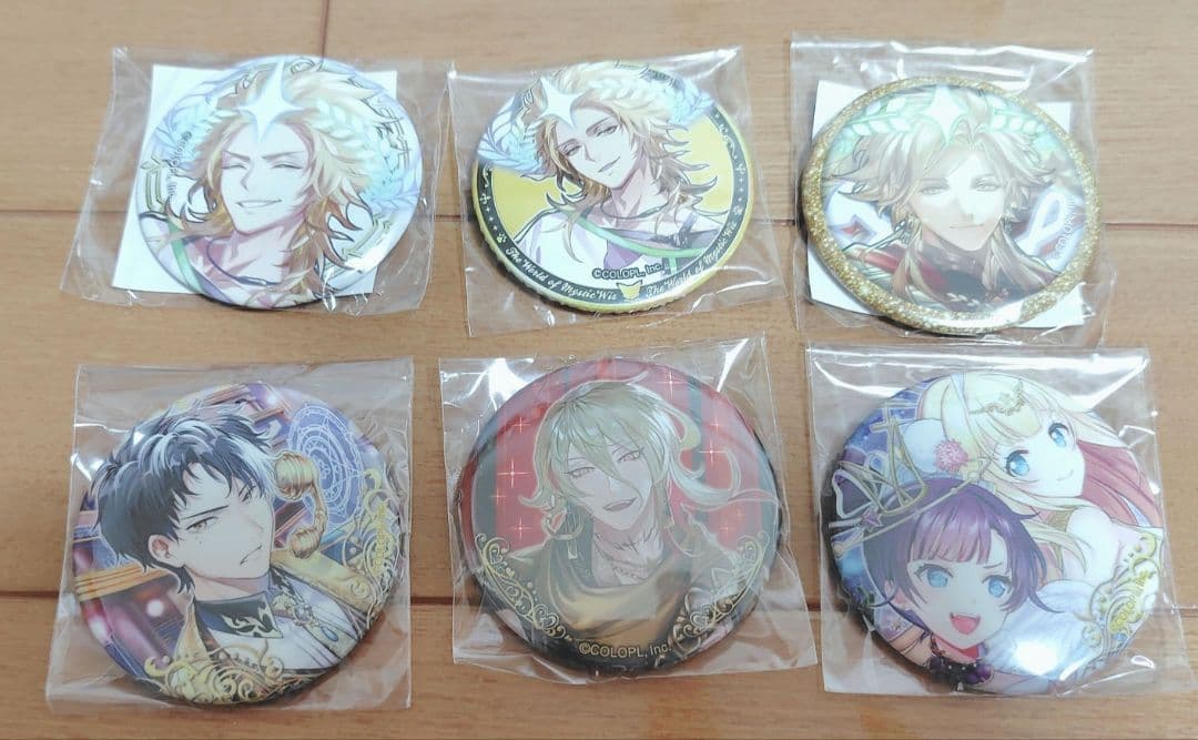 キャラクター缶バッジ 6個セット