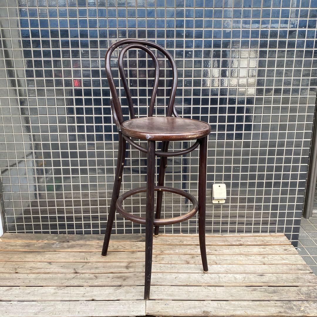 カウンターチェア インテリア 家具 ミッドセンチュリー 椅子 型押し 木彫