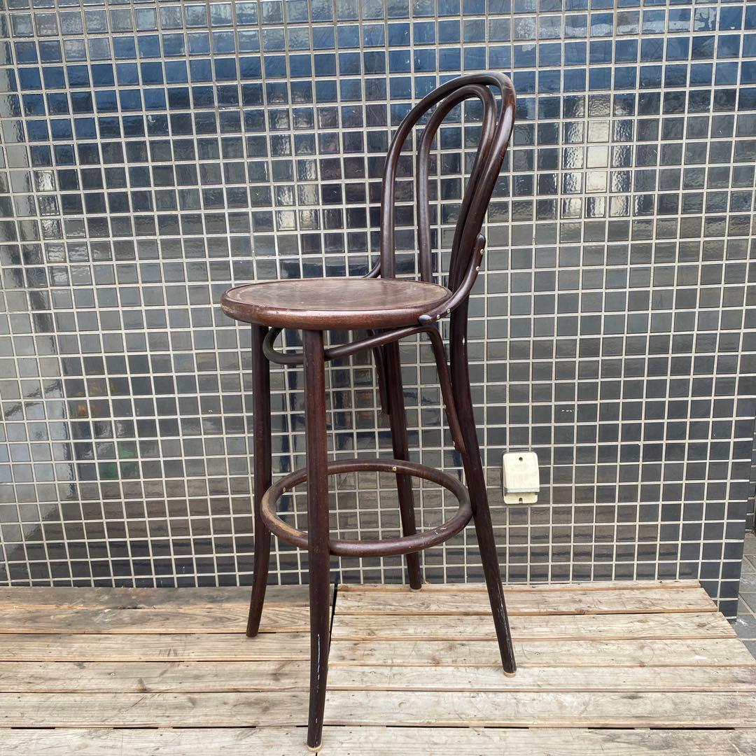 カウンターチェア インテリア 家具 ミッドセンチュリー 椅子 型押し 木彫