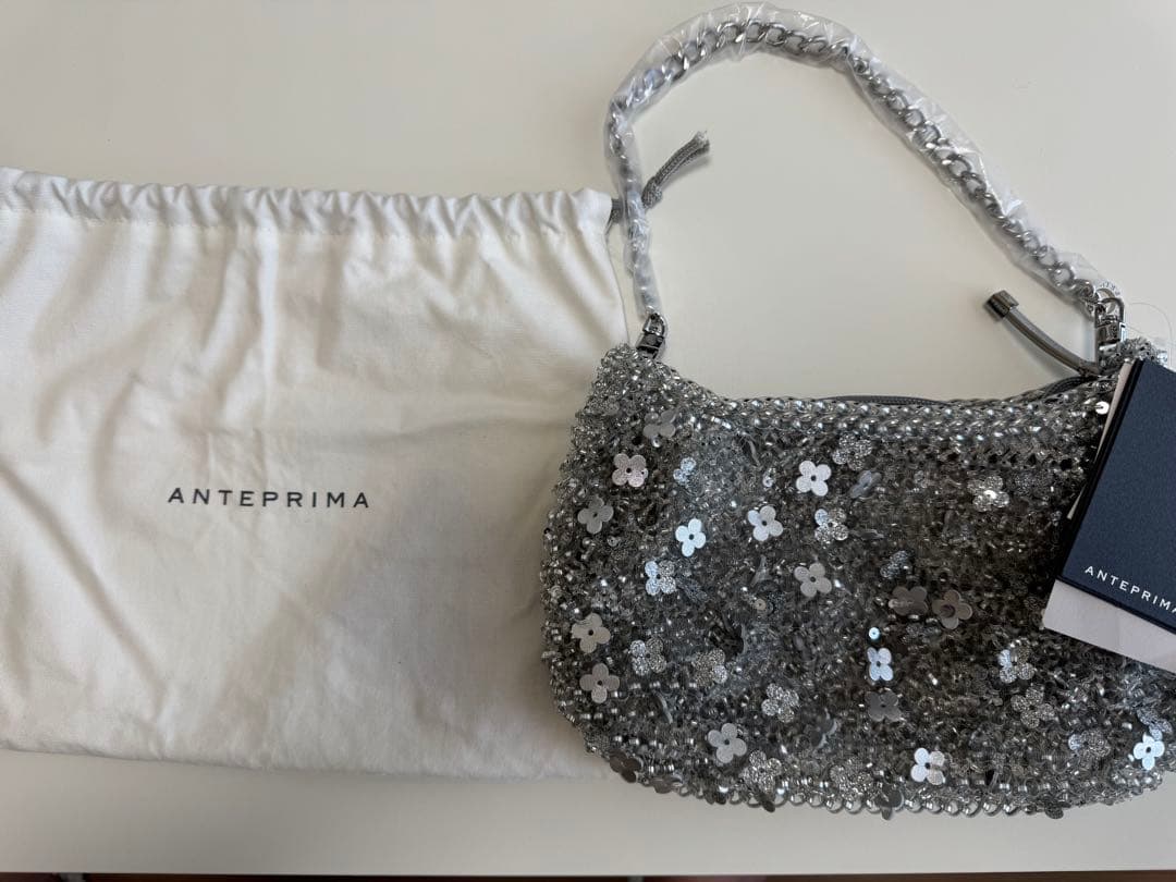 ANTEPRIMA シルバービーズパーティーバッグ