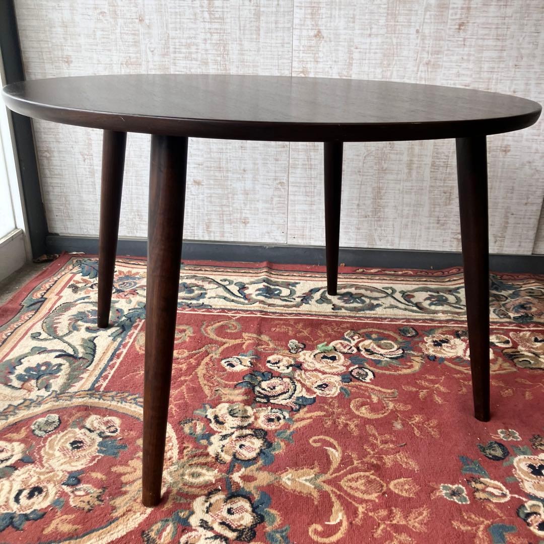 カンディハウス 旭川家具エクリプス 木製ラウンドテーブル 大型ダイニングテーブル