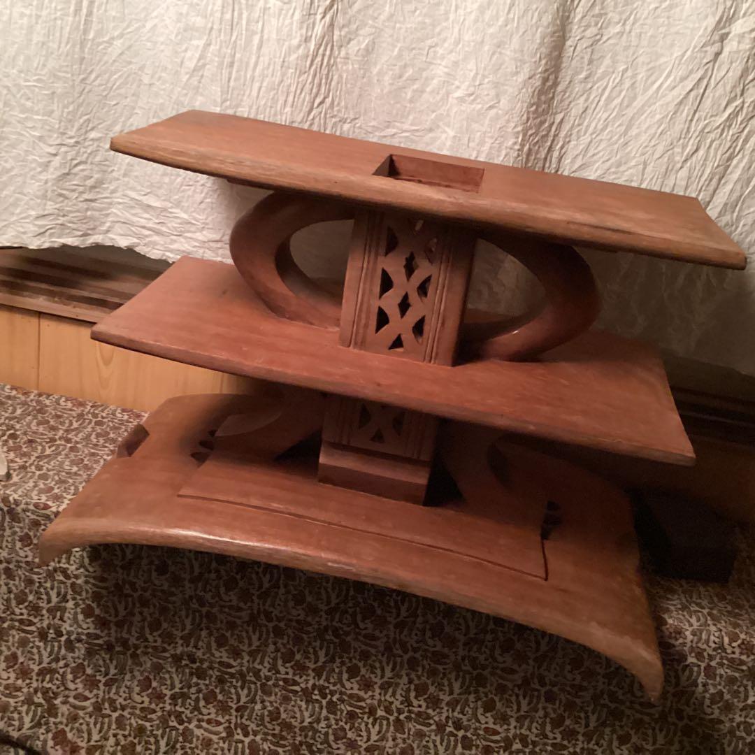 最終値下げ　アシャンティ族　スツール① アフリカ民芸