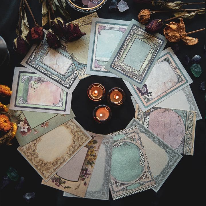 フォロワー様限定112★アンティーク調 マテリアル メモ  8種類セット