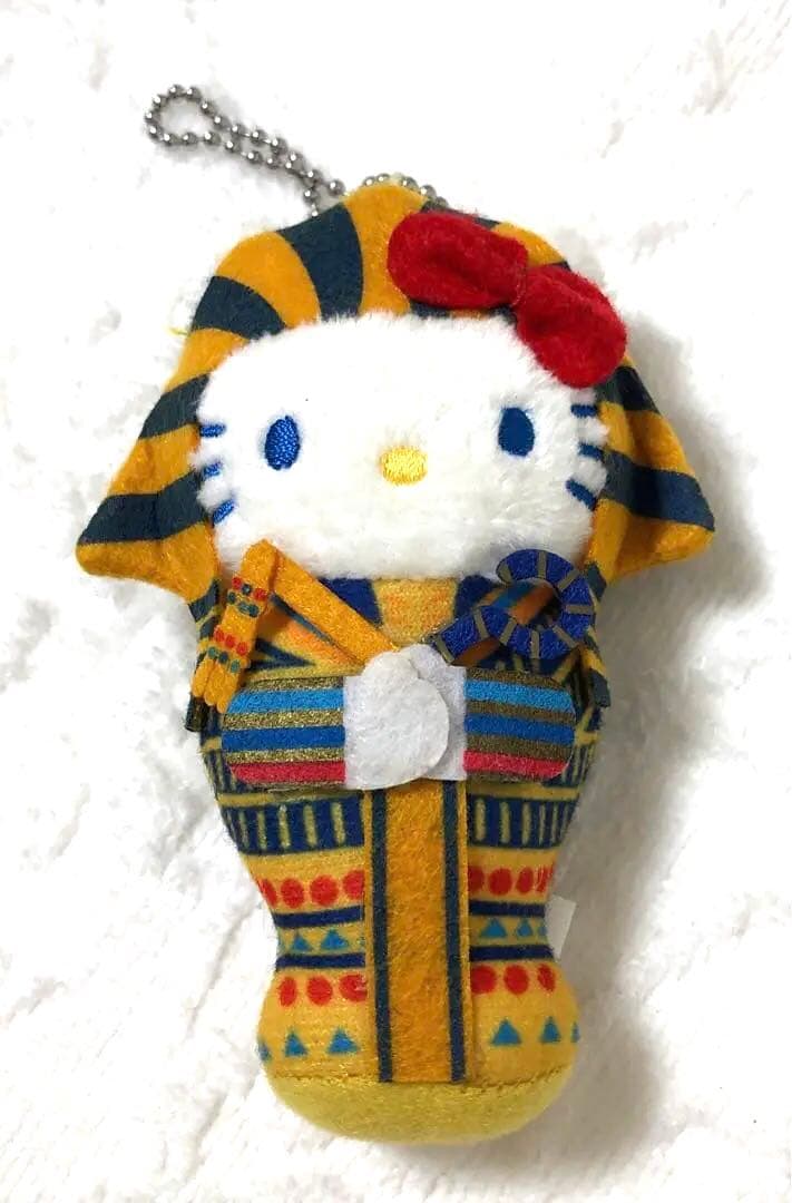 キティ　ツタンカーメン　ぬいぐるみマスコット