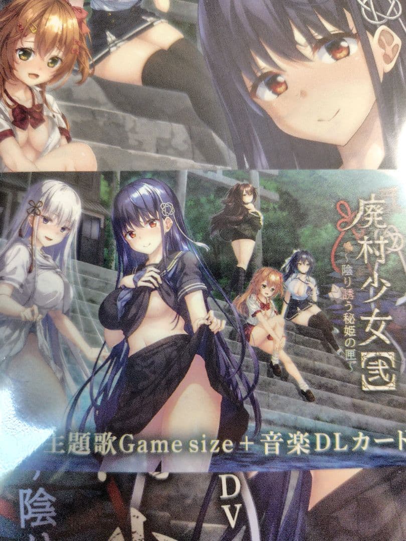 廃村少女弐 廃村少女2 エスクード タペストリー 本体 DLカード 廃村少女