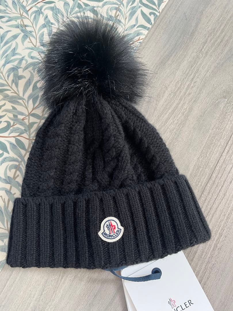 MONCLER ケーブル編み ニット帽 未使用