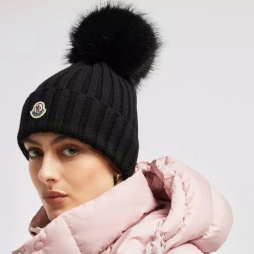 MONCLER ケーブル編み ニット帽 未使用