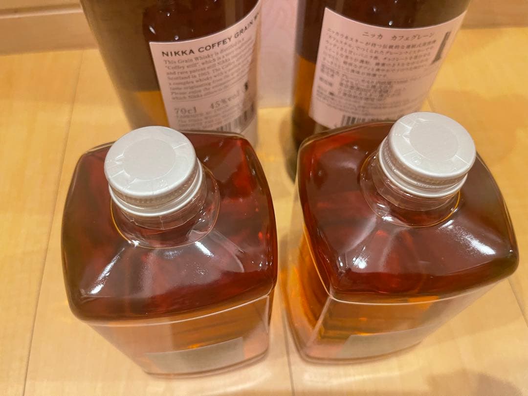ニッカウイスキー　フロムザバレルx2、カフェグレーンx2