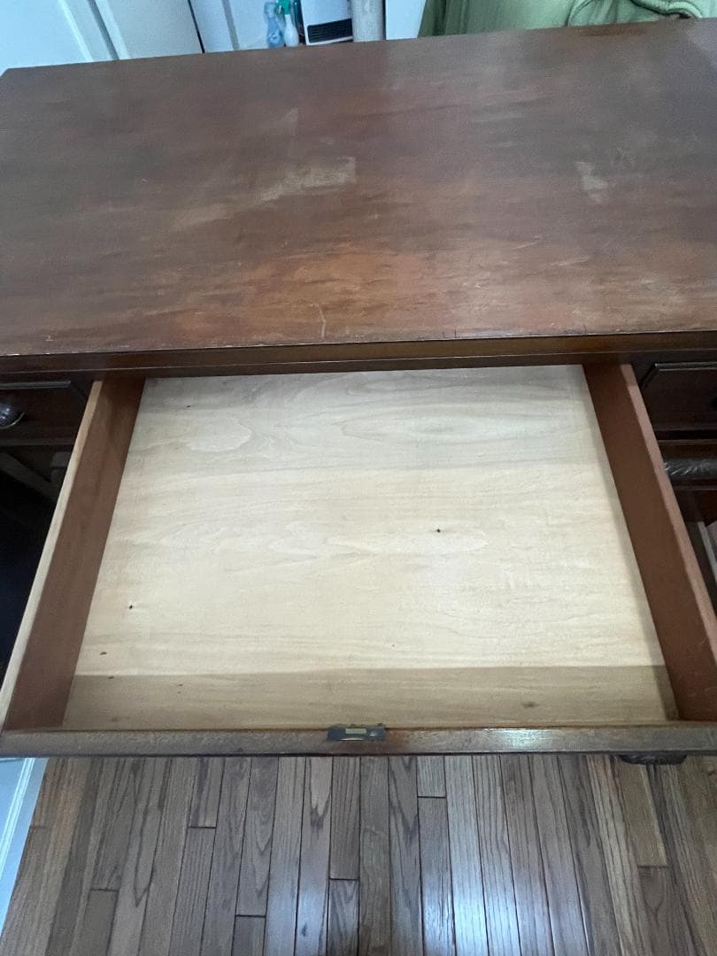 骨董店で購入した【両袖デスク】ヴィンテージ　（引取り＝値引きアリ）