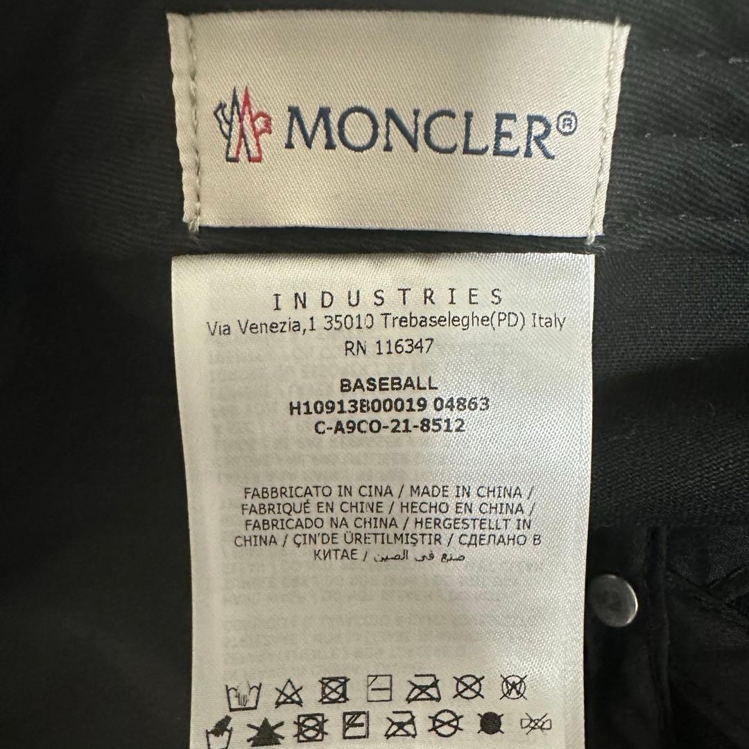 MONCLER ワッペン キャップ モンクレール 完売