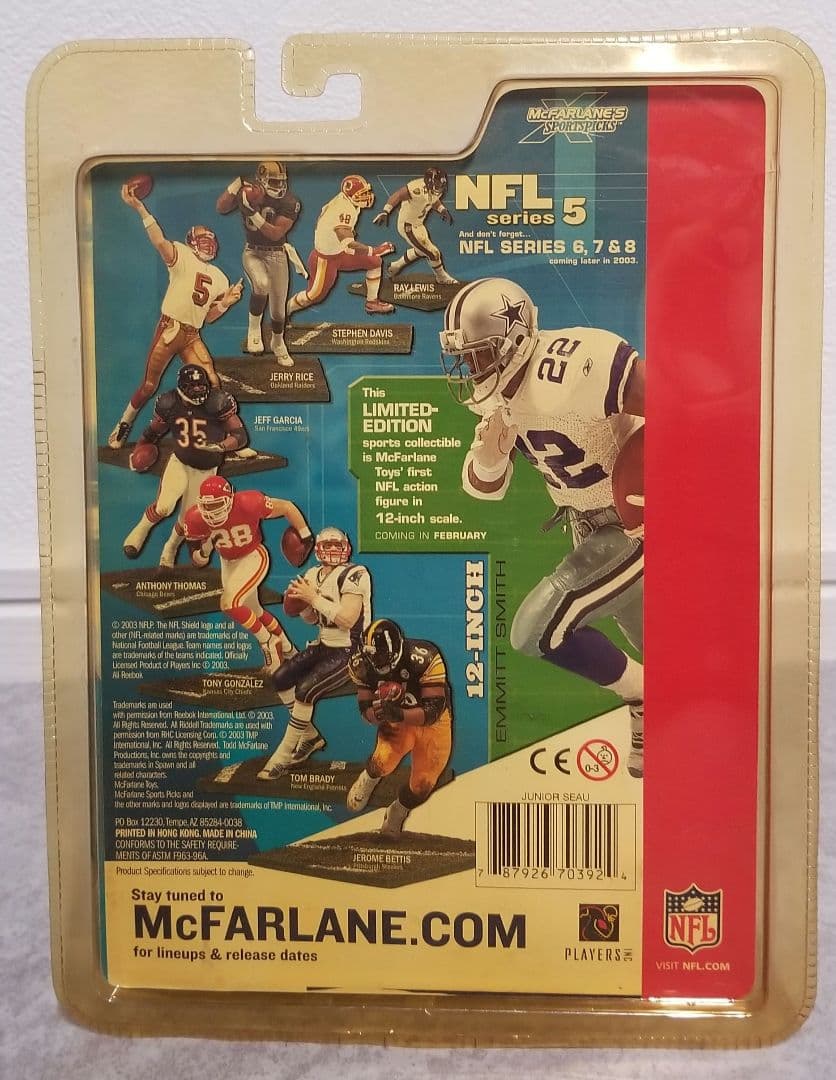 【激レア　未開封】NFL　マクファーレンフィギュア　★ジュニア・セアウ★