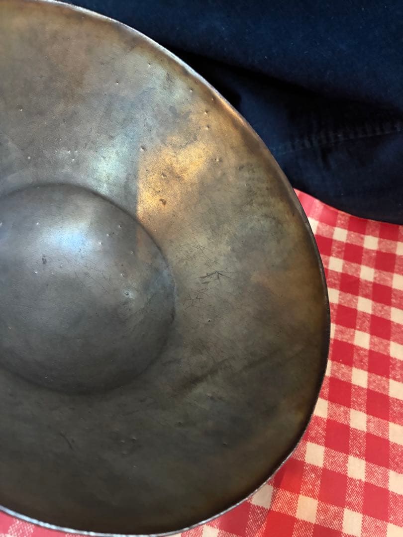 山本教行　岩谷窯　塩釉瑠璃鉢　鉢　ボウル　 直径21.2センチ 陶器　民藝