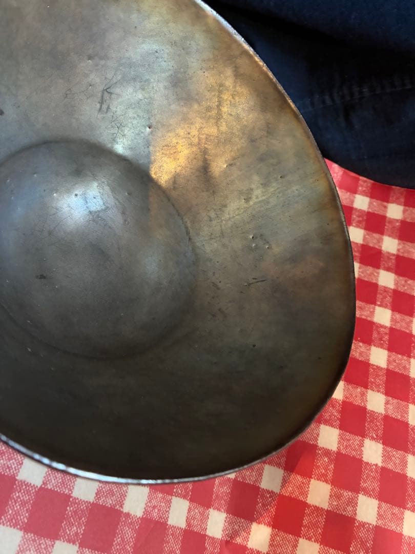 山本教行　岩谷窯　塩釉瑠璃鉢　鉢　ボウル　 直径21.2センチ 陶器　民藝