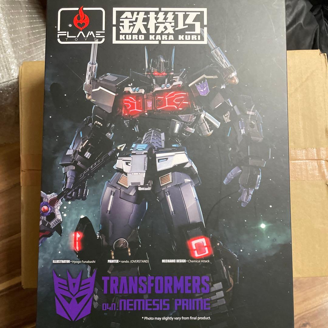 説明書欠品　ネメシスプライム　鉄機巧　フレイムトイズ　オプティマスプライム