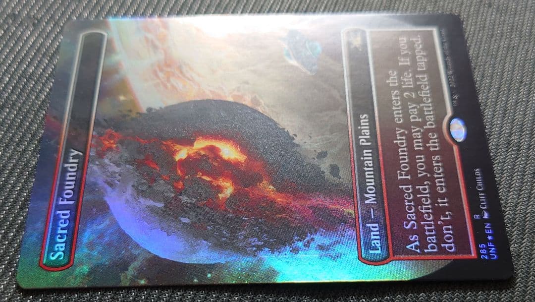 mtg 稀少高騰中 聖なる鋳造所 フルアート foil 英語版 unf