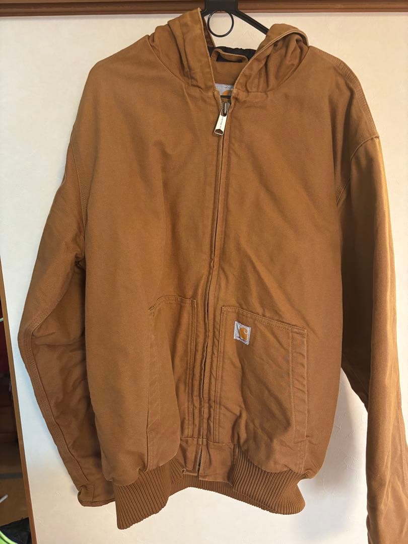 ブラウン フード付きジャケット