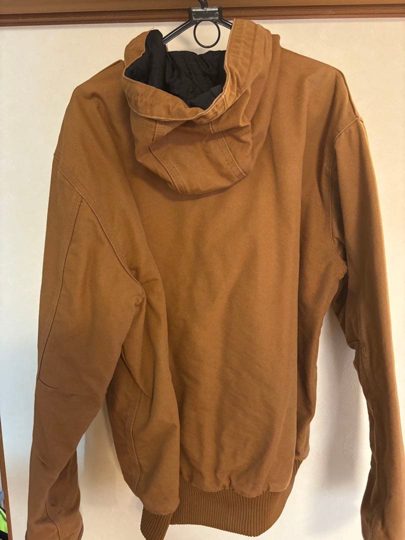 ブラウン フード付きジャケット