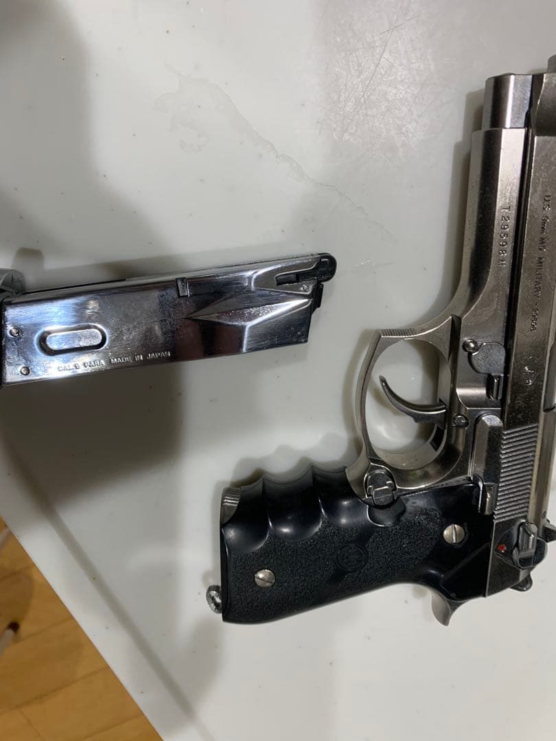 日本製 モデルガン シルバー