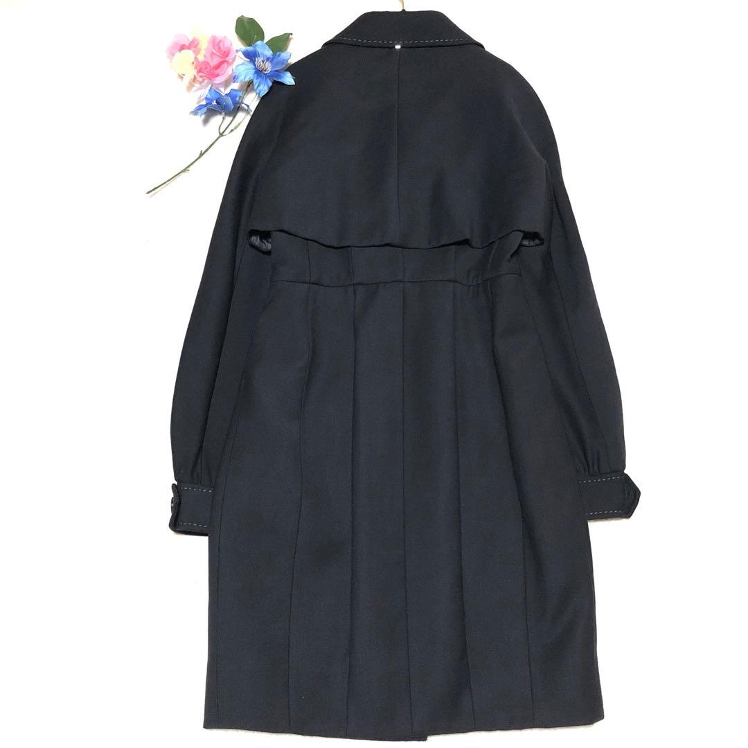 ほぼ未使用　スポーツマックス　チェスターコート　ダブル　ラナウール　シルク　42