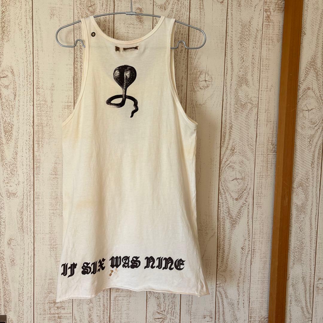 断*で様 Ifsixwasnine ロゴ スタッズ タンクトップ Hyde 稲葉