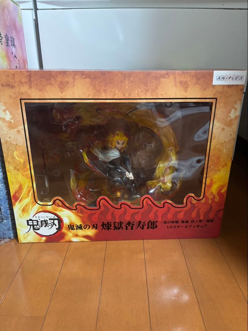 【美品】鬼滅の刃　フィギュア　アニプレックス　甘露寺蜜璃　冨岡義勇　煉獄杏寿郎