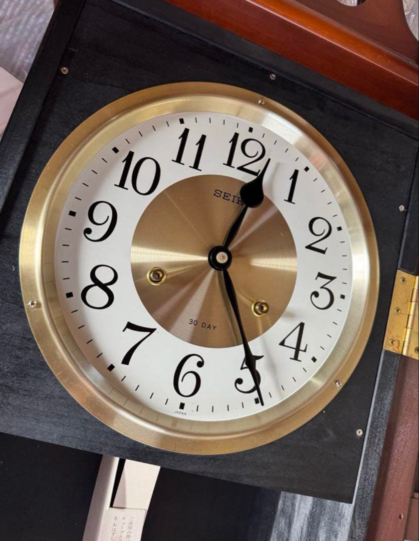 SEIKO セイコー 振り子時計 1ヶ月巻 ゼンマイ 未使用品