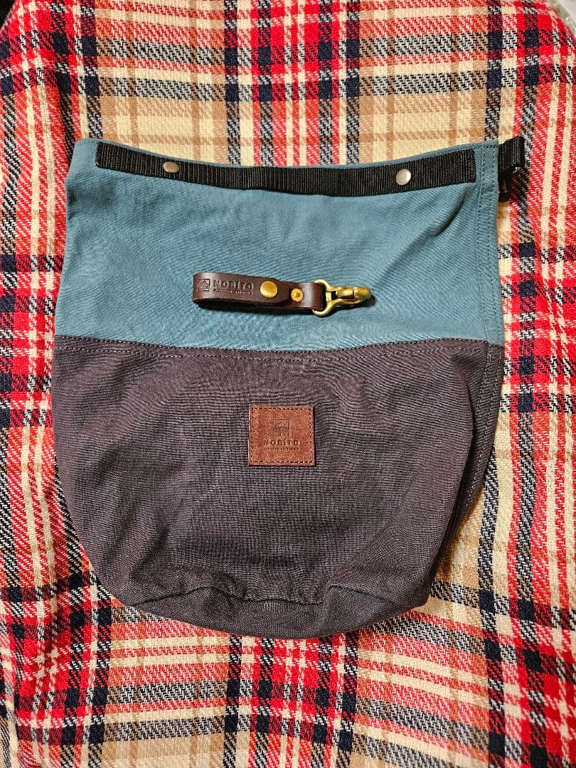 NOBITO CHII_BAKO_帆布とレザーGear_hook