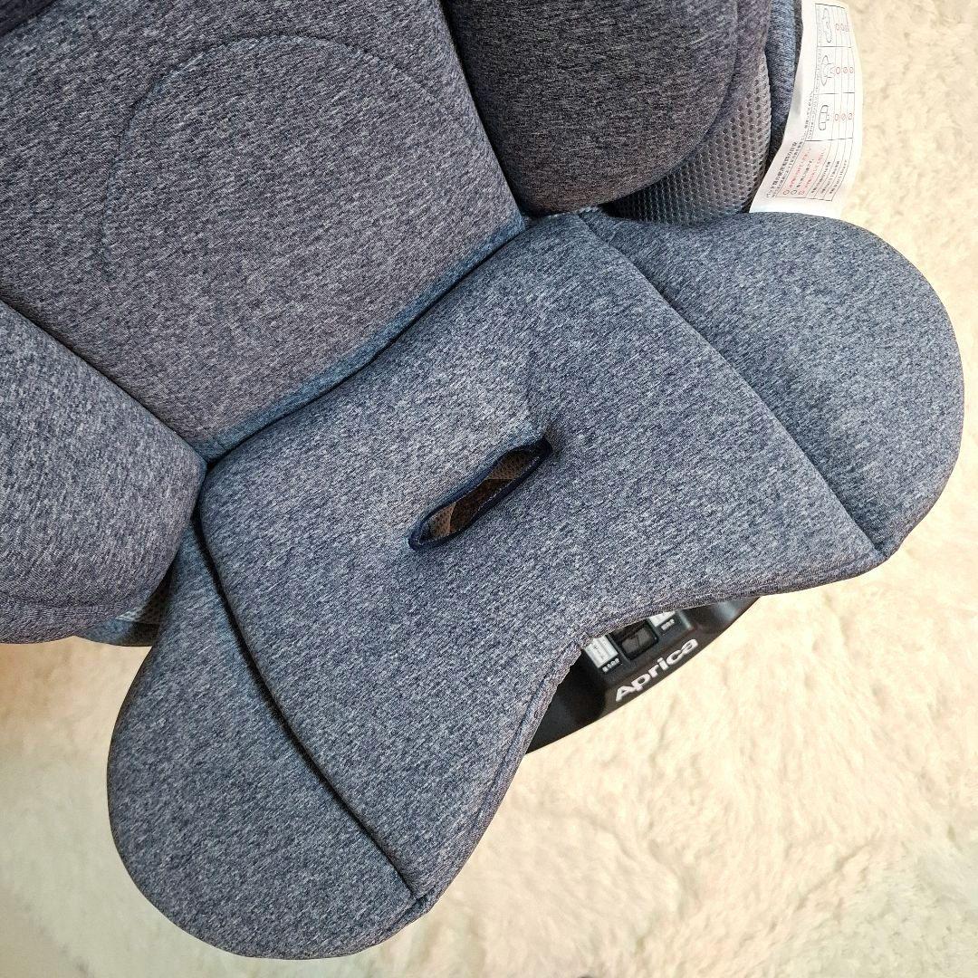 【美品】Aprica クルリラ AC ネイビー NV フットステップ付き