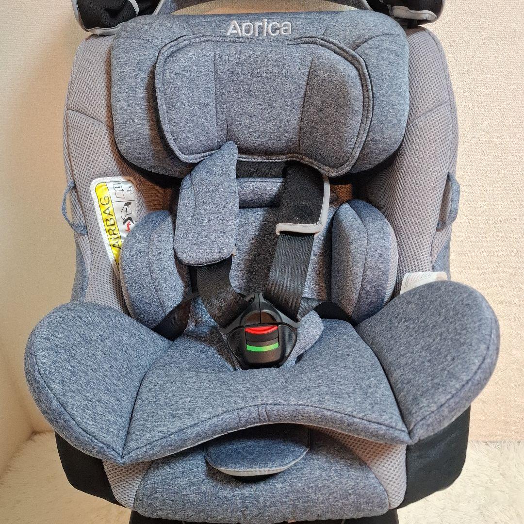 【美品】Aprica クルリラ AC ネイビー NV フットステップ付き