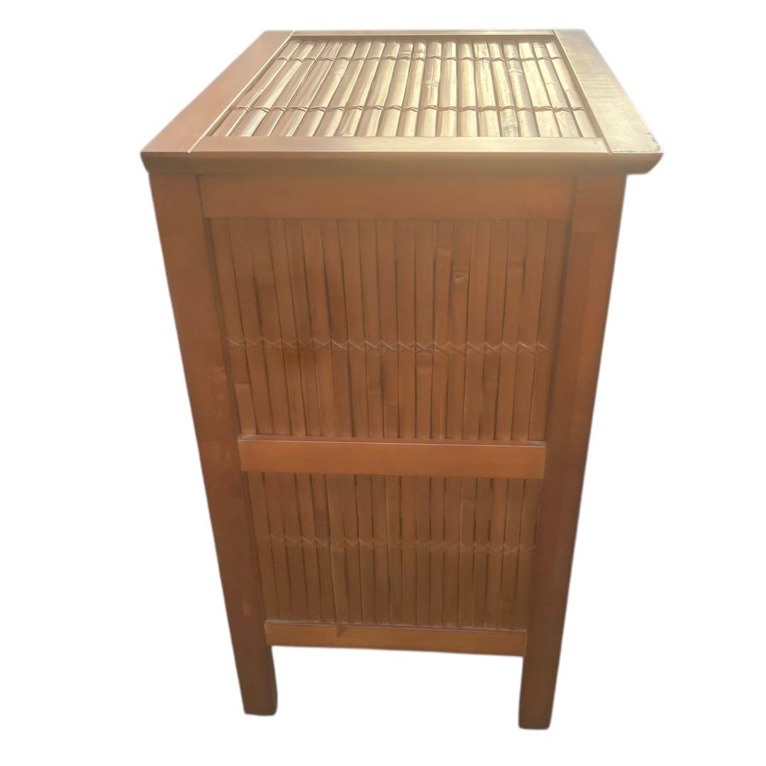 アジアン家具　バンブー　3段チェスト　キャビネット　インドネシア製　インテリア