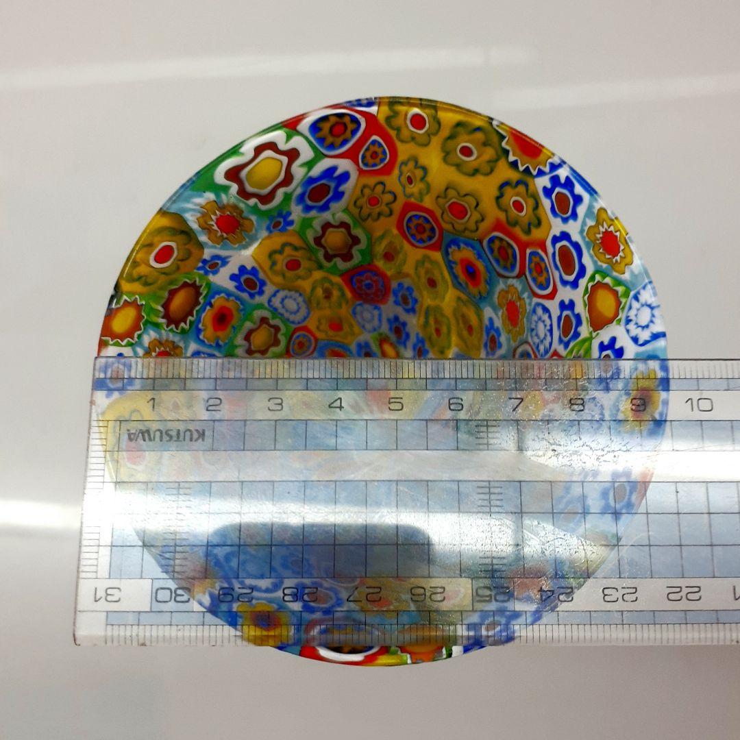 MURANO ムラノ ミルフィオリ 金彩 ドルフィン モチーフ グラス