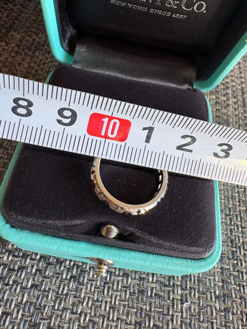 Tiffany & Co. トゥルー ナロー リング　ホワイトゴールド　9号