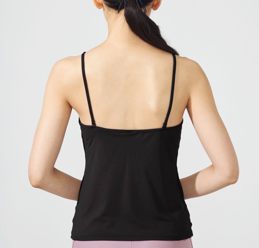 《美品》Chacott スキンロングトップ ネイビー M 【C BASIC】