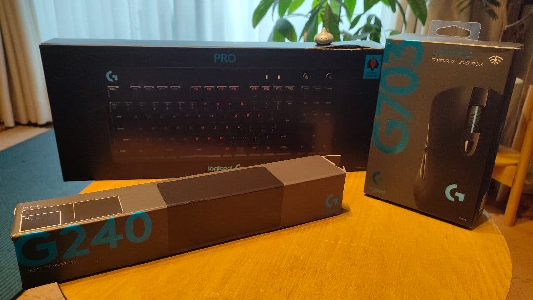 LOGICOOL PRO キーボード+G703 マウス+G240 マウスパッド