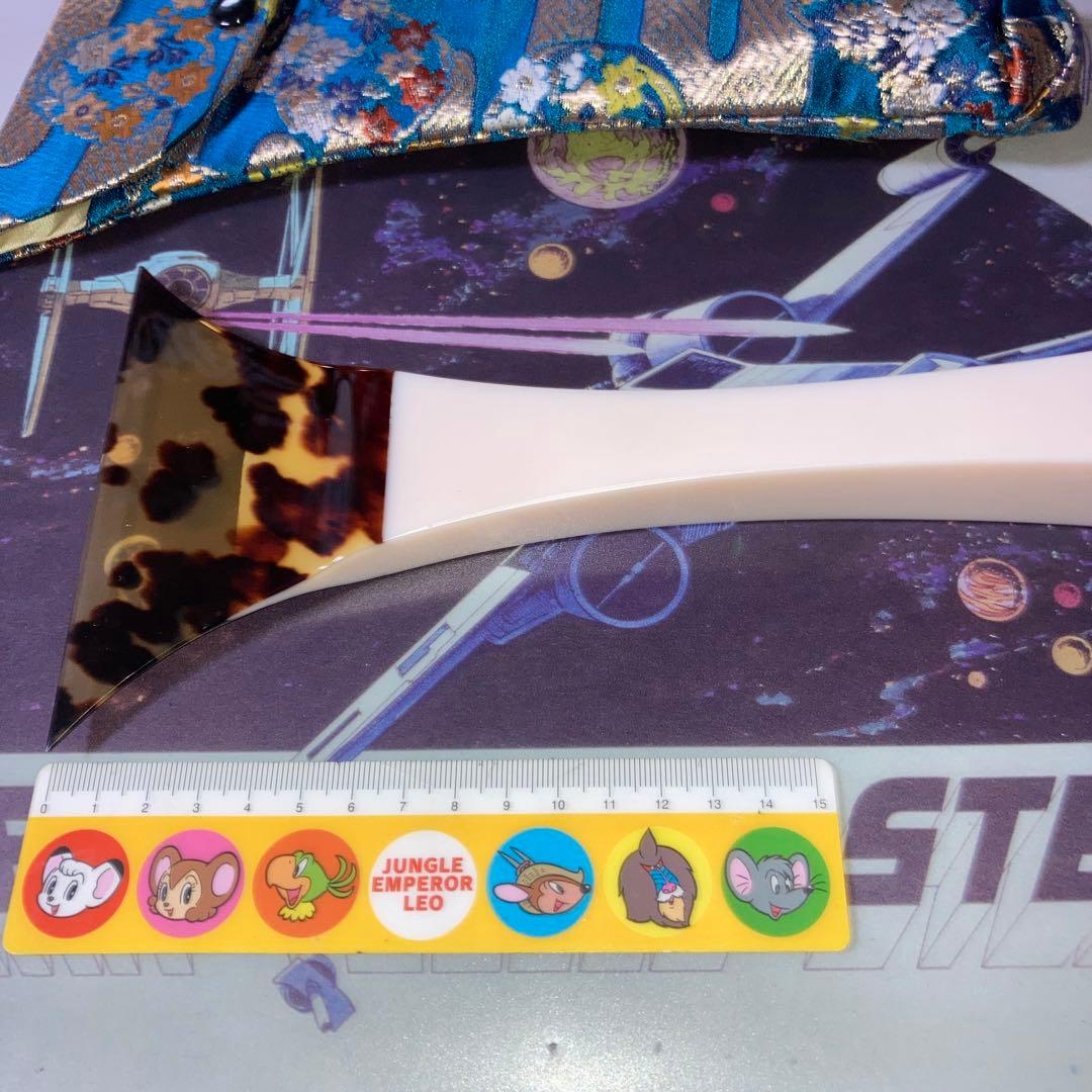 三味線　鼈甲撥　手元はプラ