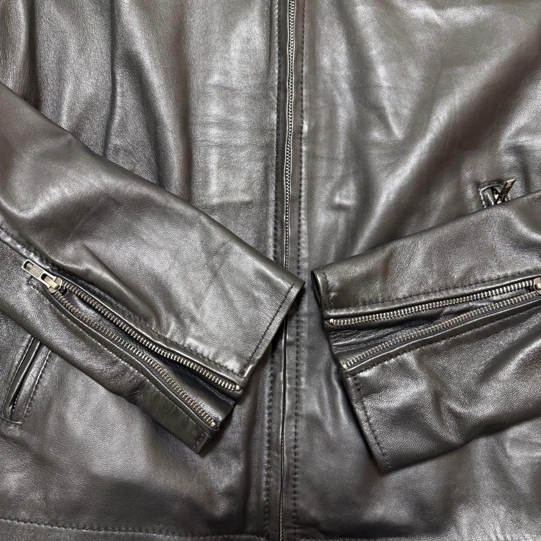 RIDEZ ラムレザー　ライダースジャケット