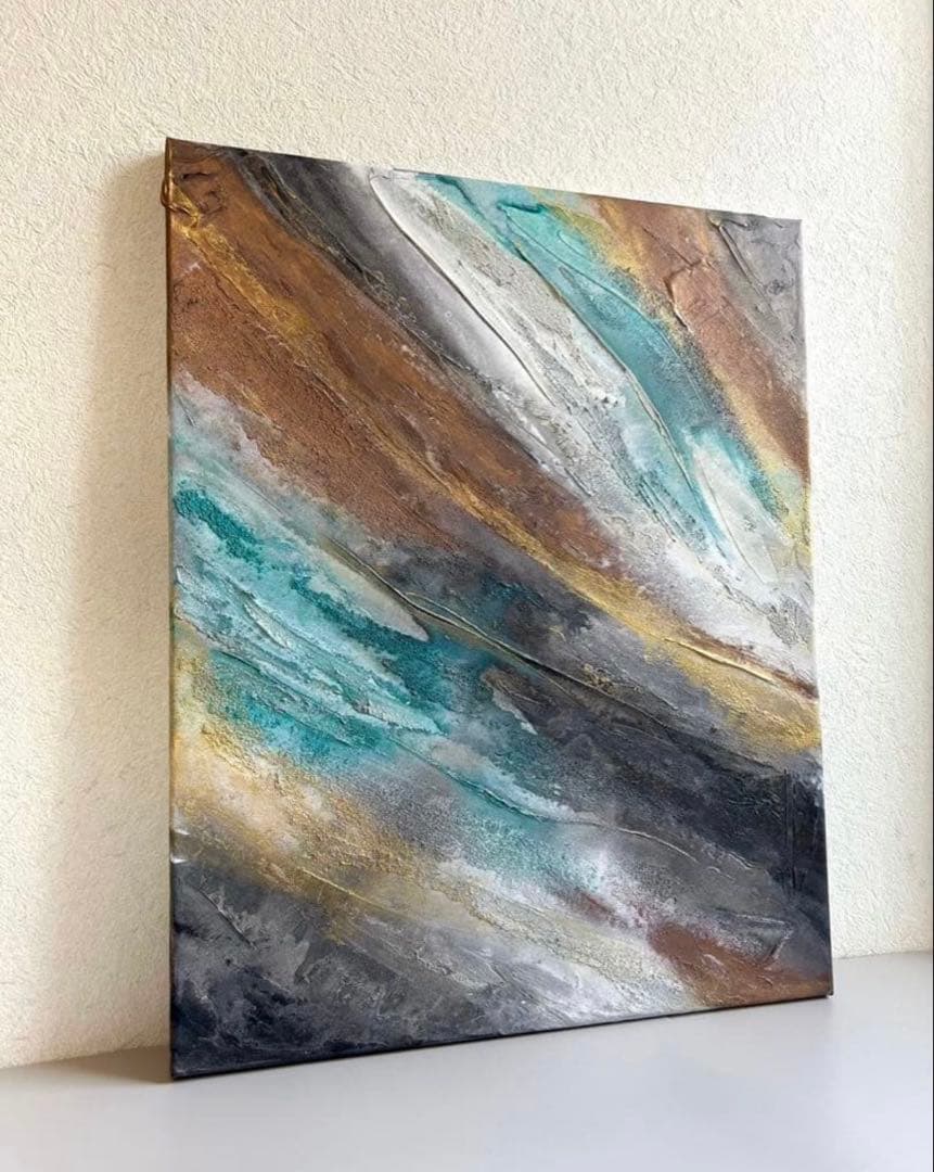 -Texture Art／50×40cm テクスチャー N.キャンバスボードd