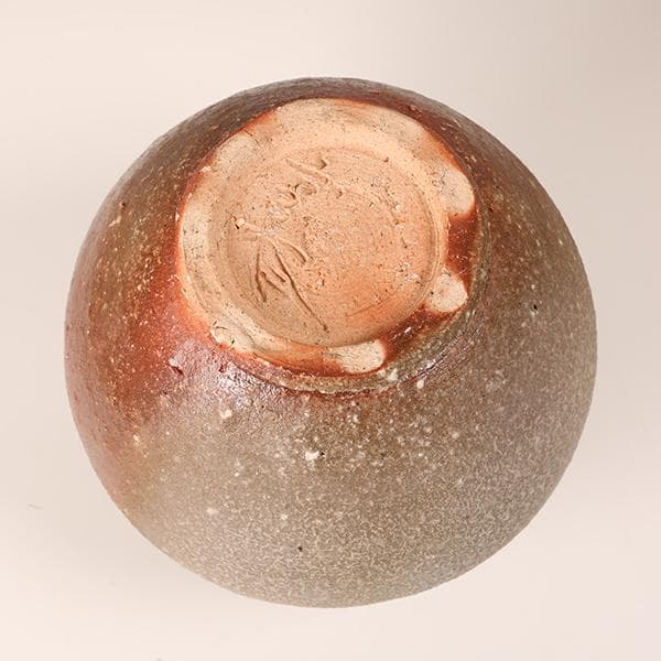 信楽焼【星野亨斉 造】◆自然紬壺◆ 【陶器・壺・花瓶・花入】