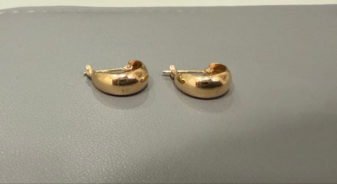 festaria k10yg フープピアス