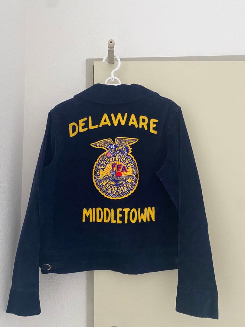 ★極美品★ 濃紺 FFA ジャケット ネイビー コーデュロイ ショート丈