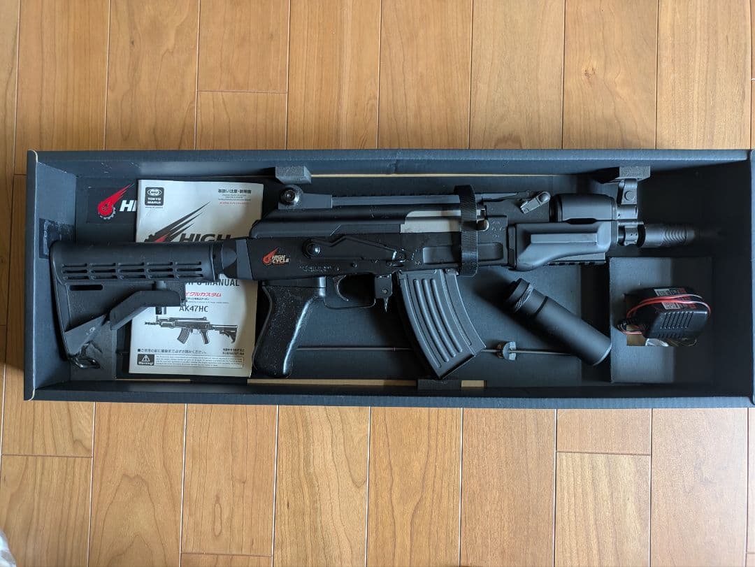 【美品・付属品完備】東京マルイ AK47 HC ハイサイクルカスタム 電動ガン！